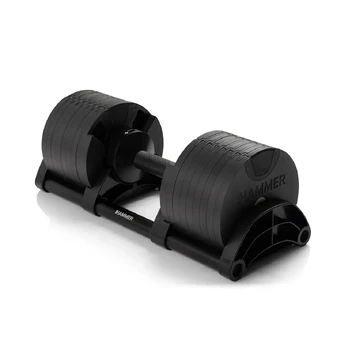 Adjustable dumbbell HAMMER SmartLock, 32 kg
