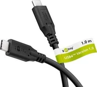 Goobay USB-C™ kabelis, USB4™, 100 W, 20 Gbit/s, maitinimo šaltinis, m