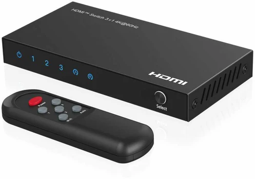 System przekazu sygnału AV MicroConnect Microconnect MC-HDMISWITCH0301-4K przełącznik wideo