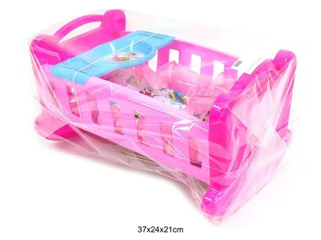 Lova lėlėms, plastikinė