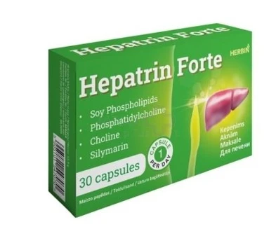 Maisto papildas HERBIN Hepatrin Forte 30 kaps.