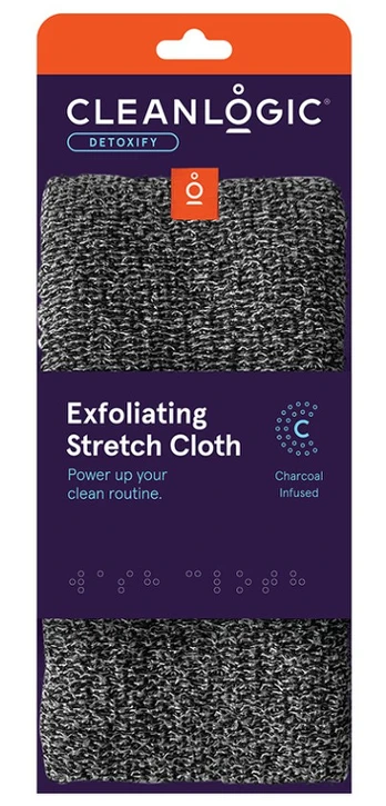 Cleanlogic Detoxify Exfoliating Stretch kūno plaušinė