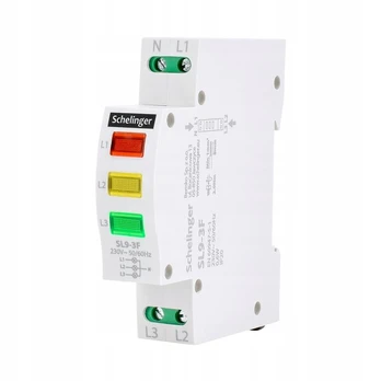 3 fazių Led kontrolinė lemputė Schelinger A15-sl9-3f