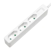 LogiLink 3 gniazda 1.5m balta kaina