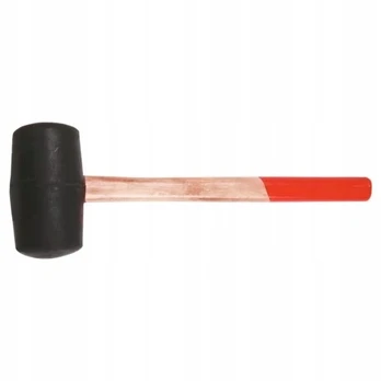 Guminis plaktukas 60mm/400g medinis 02a325 Top Tools