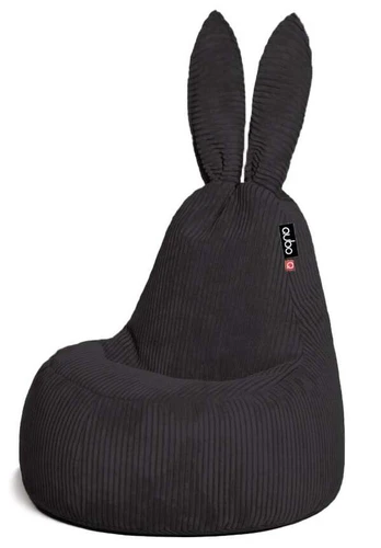 Sėdmaišis Mommy Rabbit Feel Fit, juodas