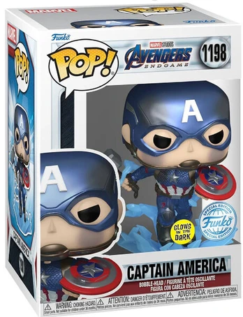 Funko POP! Captain America Exclusive Glow