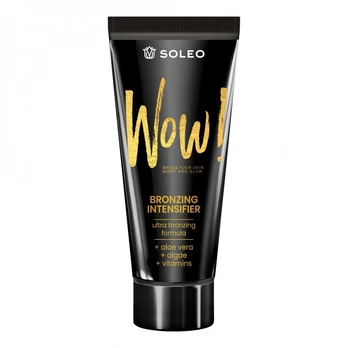 SOLEO WOW! BRONZING INTENSIFIER soliariumo įdegio losjonas, 150 ml