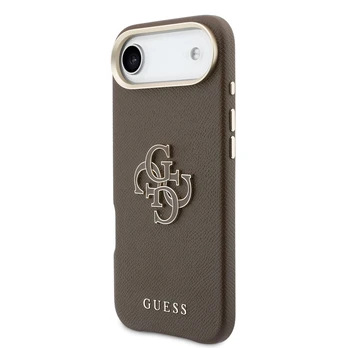 Dėklas Guess PU Resin Logo Case for iPhone Air Brown