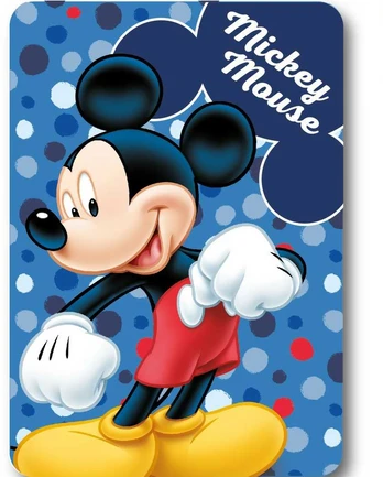 Disney Mickey Dots polarinės vilnos antklodė 100x140cm