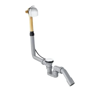 Hansgrohe Exafill - išleidimo ir perpildymo jungtis, chromuota 58123000