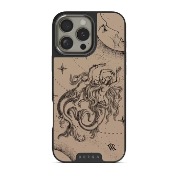 Virgo - iPhone 16 Pro Max Case, Elite Dark (MagSafe) / Gunmetal / Beige