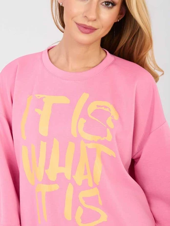 Rue Paris Bluza-IT-BL-22183.27P-rožinis