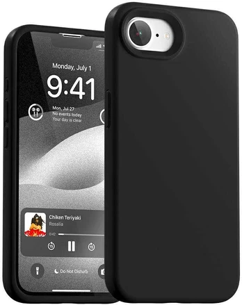 Dėklas Mercury Silicone do iPhone 16e juoda