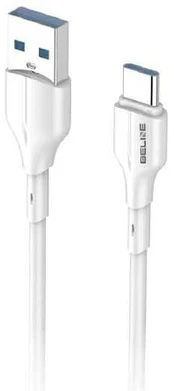 Beline Kabelis 25W USB-A/USB-C 1m balta/baltas BLNCWC01