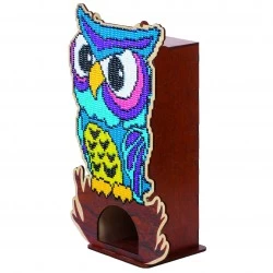 Deimantinės mozaikos suvenyras Owl WW003