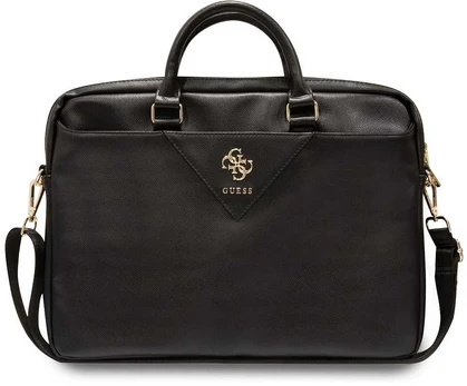 Guess PU Grained 4G Metal Logo Computer Bag 15/16" Juodas