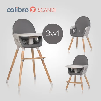 Maitinimo kėdutė Colibro Scandi, Onyx