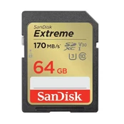SanDisk Extreme Memory Card SDXC 64GB kaina