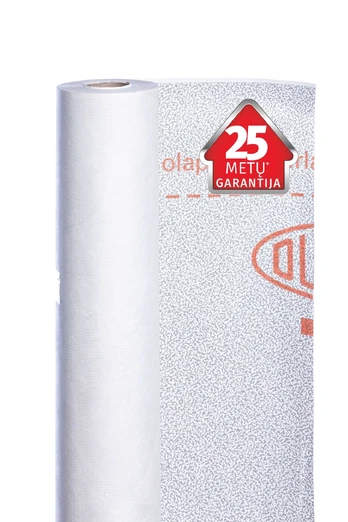 Statybinė plėvelė Tyvek, 5000 cm, Ø 150 cm, 75 m²