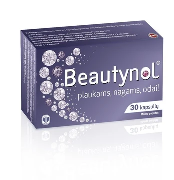 Maisto papildas Beautynol, 30 kapsulių