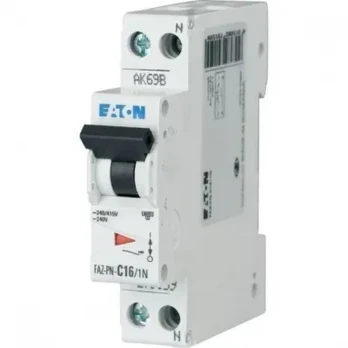Circuit breaker | 230/400VAC | Inom: 6A | Poles: 1+N | Charact: C | 10kA