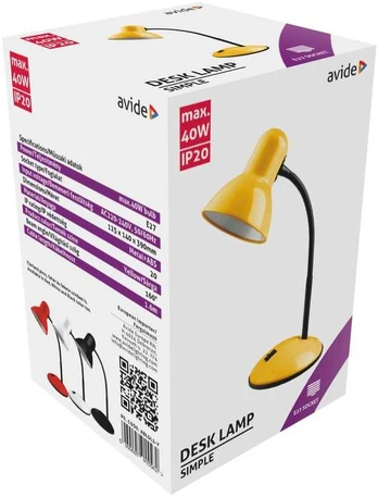 Stalinis šviestuvas Avide E27 max40w geltonas