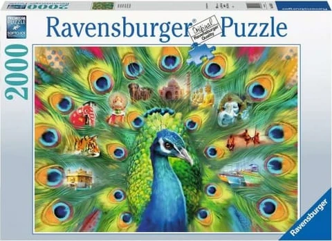 Ravensburger Polska Puzzle 2000 elements: Peacock Land