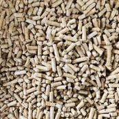 Medienos pjuvenų granulės, 15 kg kaina