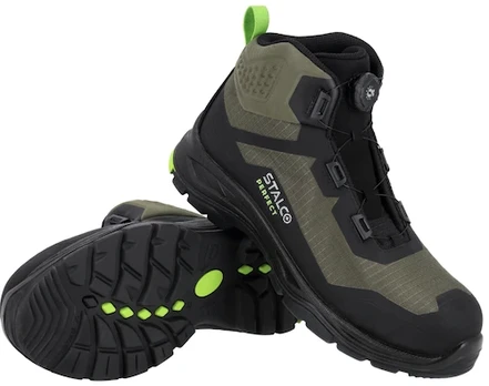 Stalco Perfect Darbo batai SPINNER HIGH S3S, chaki 47 dydis