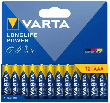 Varta 04903, Single-use battery, AAA, Alkaline, 1.5 V, 12 pc(s), 44.5 mm