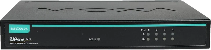 Moxa usb 2.0 į rs-232 hub, 4-way desktop, be maitinimo šaltinio ve = 1