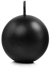 Party Deco Sort kuglelys, 6 cm