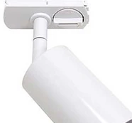 Nordtronic Spot Track light 1F GU10 - eksklusiv lyskilde, mat hvid