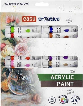 Easy Akriliniai dažai 24 EASY spalvos