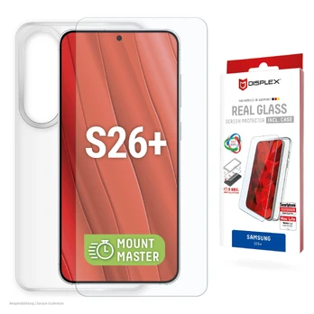 Samsung Galaxy S26+ Real Screen Glass MM + Case By Displex Transparent