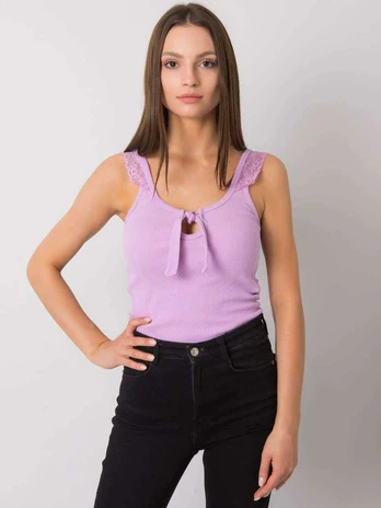 Šviesiai violetinė viršutinė dalis