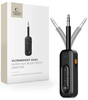 TECH-PROTECT ULTRABOOST AU03 AUDIO ADAPTER AUX BLUETOOTH 6.0 Juodas