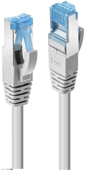 LINDY Patchkabel Cat.6A U/UTP LSZH Kabelis, grau 15m