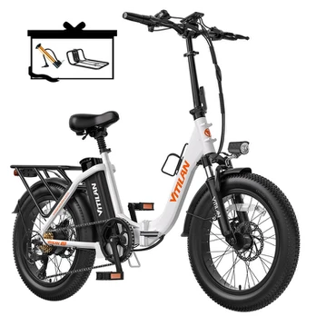 Elektrinis Dviratis Vitilan U3 20", Baltas