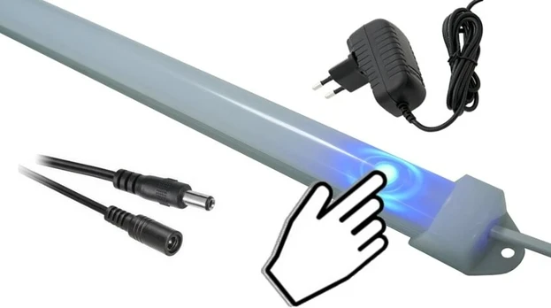 Led virtuvinė spintelės apšvietimo juosta 40cm su reguliavimu