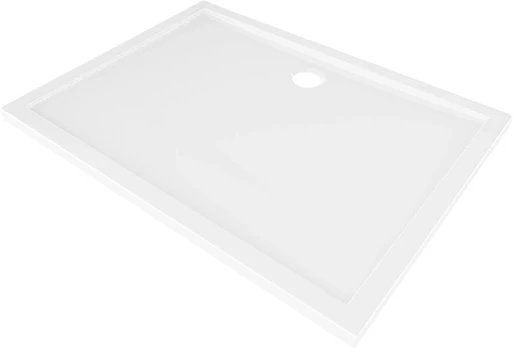 Mexen Flow stačiakampė dušo padėklas 130x85 cm, baltas, plonas