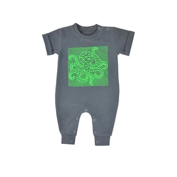Rompers vasaras "OCTOPUS" 80 cm KoalaBaby 08-536 grey
