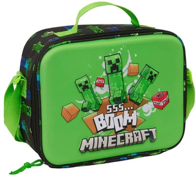 Safta Minecraft 3D thermal lunch bag