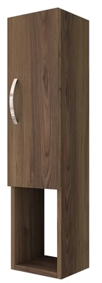 Spintelė Kalune Design E2 - 223, riešuto, 18.5 cm x 22.1 cm x 90 cm kaina