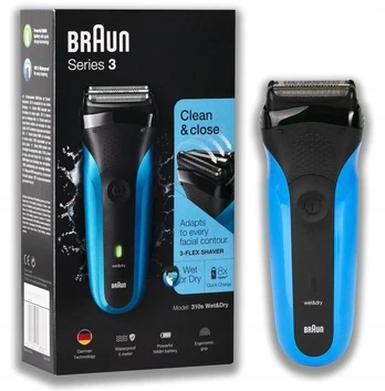 Barzdaskutė Elektrinis skustuvas Braun, mėlynas