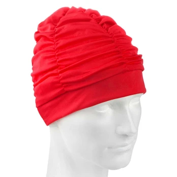 Plaukimo kepurė Mad Wave Lux Shower Red