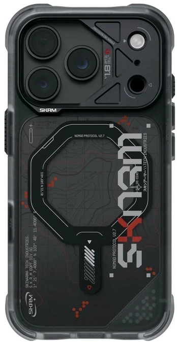 Dėklas Case Skinarma Sonar MagSafe do iPhone 18 Pro / 17 Pro Juodas