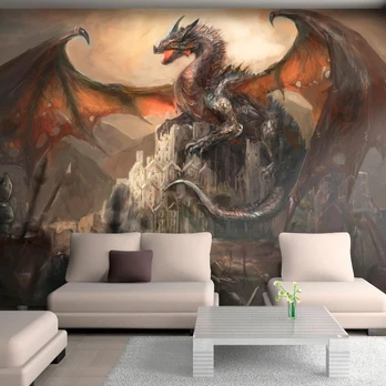 Artgeist Fototapetas - Dragon castle