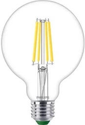 Philips LED standard E27 840 4W skaidrus